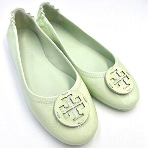 Tory Burch Women's Light Green Flats